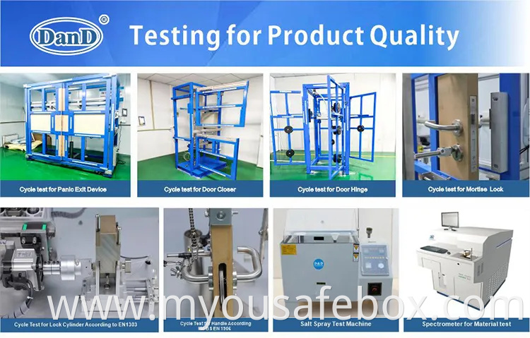 Euro Profile En1303 Safe High Security Fire Mechanical Key Factory Hotel Mortise Double Handle Door Brass ANSI Lockset CE European Guangdong Cylinder Lock